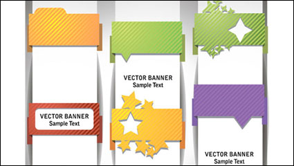 Umschlingungswinkel banner 01 - Vektor Material