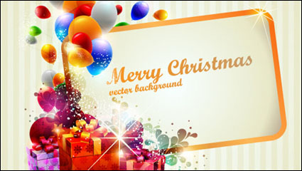 Brilliant Christmas gift box 02 - Vektor Material