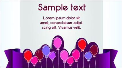 Clip-Stil Textvorlage Vektor Material -4