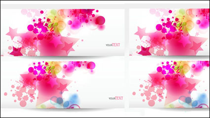 Dynamische Entwicklung des Banners 04 - Vektor Material