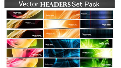 Mode Muster banner 02 - Vektor Material