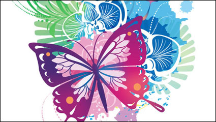 Brilliant Illustrator Hintergrund 01 - Vektor Material