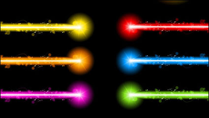 Wunderschöne neon Spezialeffekte 01 - Vektor Material