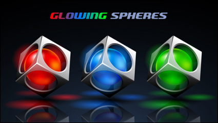 Das brillante Halos Hintergrund 01 - Vektor Material