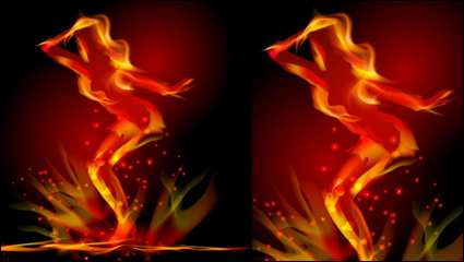 Flamme Effekte 05 - Vektor Material