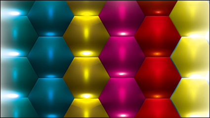 Brilliant dreidimensionalen Hintergrund 03 - Vektor Material