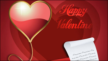 Hintergrund der exquisiten Valentinstag 04 - Vector
