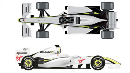 F1-Auto Anatomie Vektor-Material