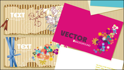 Schöne Karten Material 01 - Vektor Material