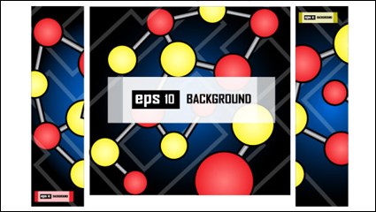 Cartoon Business-Template Hintergrund 02 - Vektor Material