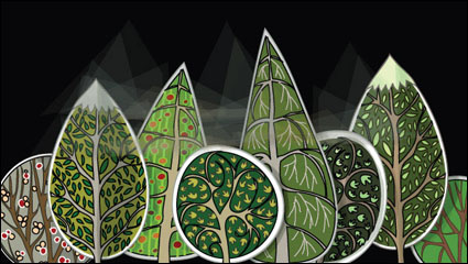 Cartoon urban Thema Vektor Material -5