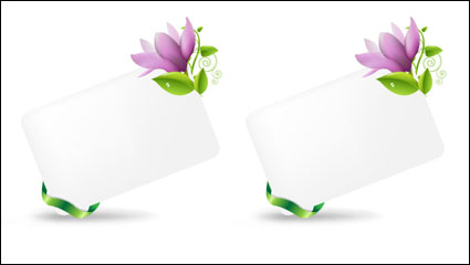 Blumen Grenze 03 - Vektor Material