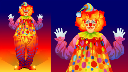 Clown Illustrator 02 - Vektor Material
