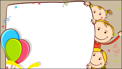 Cartoon Student Illustrator 01 - Vektor Material