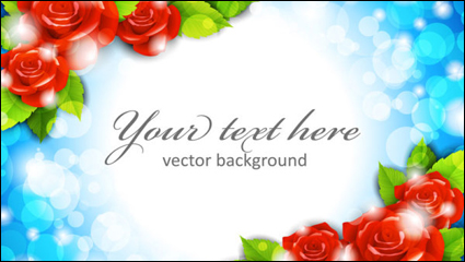 Roses Grenze 02 - Vektor Material