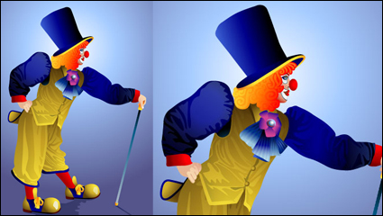 Clown Illustrator 01 - Vektor Material