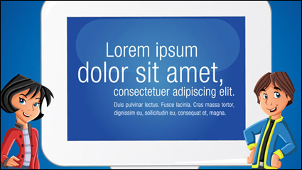 Die Zeichentrickfiguren Commerce Vector -2