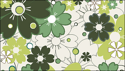 Blumenmuster 01 - Vektor Material