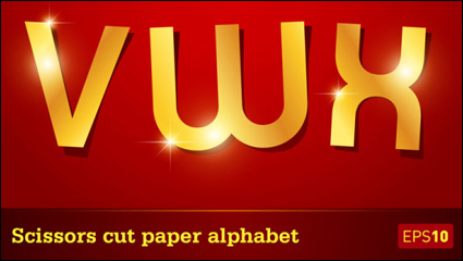 Bling Alphabet 05 - Vektor Material