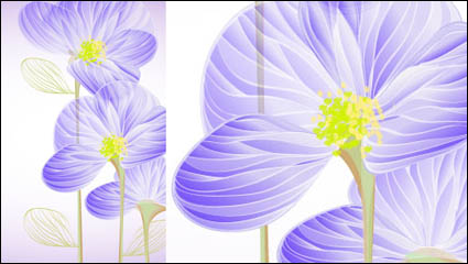 Exquisite Blumen 01 - Vektor