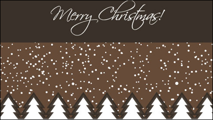 Cartoon Weihnachten Hintergrund 04 - Vektor Material