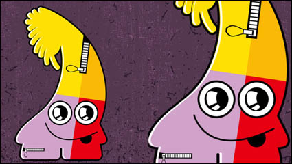 Cute Funny cartoon 02 - Vektor