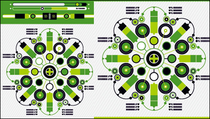 Graphische Symbole 02 - Vektor Material