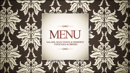 Prime Muster menu cover 02 - Vektor Material