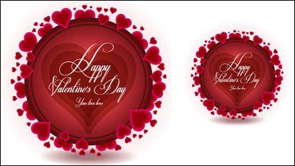 Exquisite Valentine background 02 - Vektor Material
