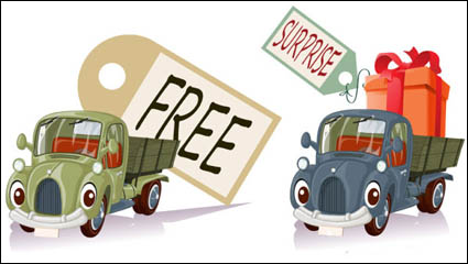 Cartoon LKW 05 - Vektor Material