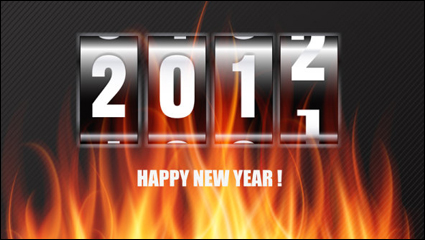 2012 WordArt Hintergrund 01 - Vektor Material