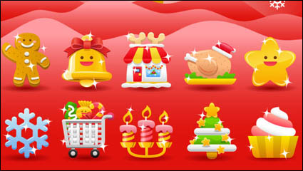 Weihnachtsferien Material 01 - Vektor Material