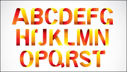 Font Design-Spectrum 40 - Vektor Material
