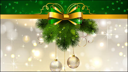 Christmas decoration background 04 - Vektor Material