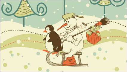 Christmas elements Illustrator 06 - Vektor Material
