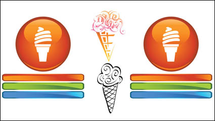 Cartoon Eis 02 - Vektor Material