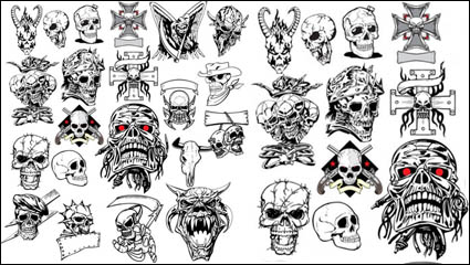 Terrorist Schädel Avatar 01 - Vektor Material