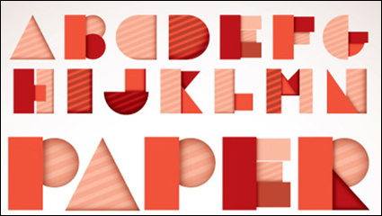 Font Design Series 43 - Vektor Material