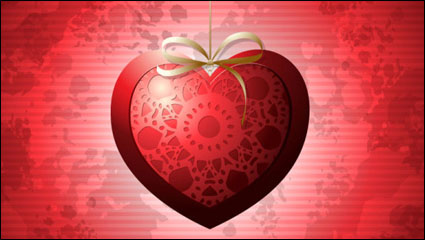 Exquisite Valentinstag Grusskarte 01 - Vektor Material