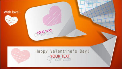 Valentine Kennzeichnungselemente 06 - Vektor Material