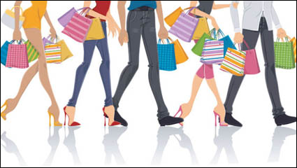 Fashion shopping 03 - Vektor Material