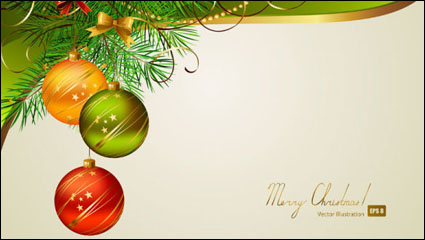 Schöne Weihnachten Hintergrund 01 - Vektor Material