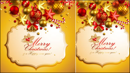 Christmas elements background 03 - Vektor Material