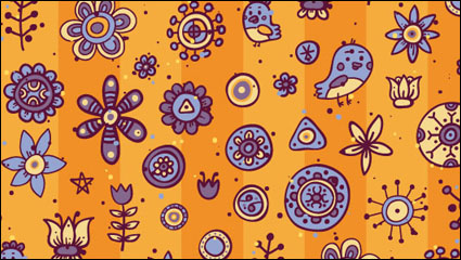 Cartoon-Muster Hintergrund 04 - Vektor Material