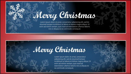 Christmas banner 02 - Vektor Material