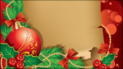Die exquisite Weihnachten Grenze Hintergrund 02 - Vektor Material