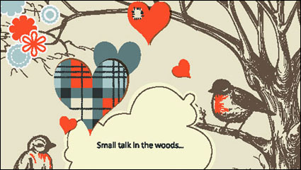 Cartoon Illustratorin Muster 07 - Vektor Material