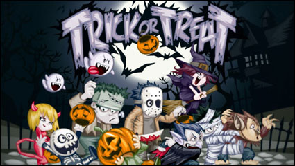 Halloween Cartoon Bild - Vektor Material
