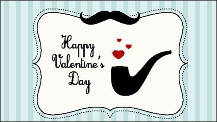 Cartoon Valentine Illustrator 04 - Vektor Material