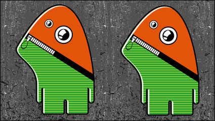 Cute Funny cartoon 04 - Vektor